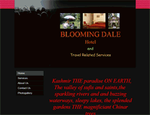 Tablet Screenshot of kashmirbloomingdale.com
